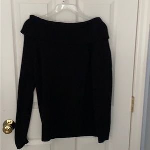 cap off the shoulder sweater